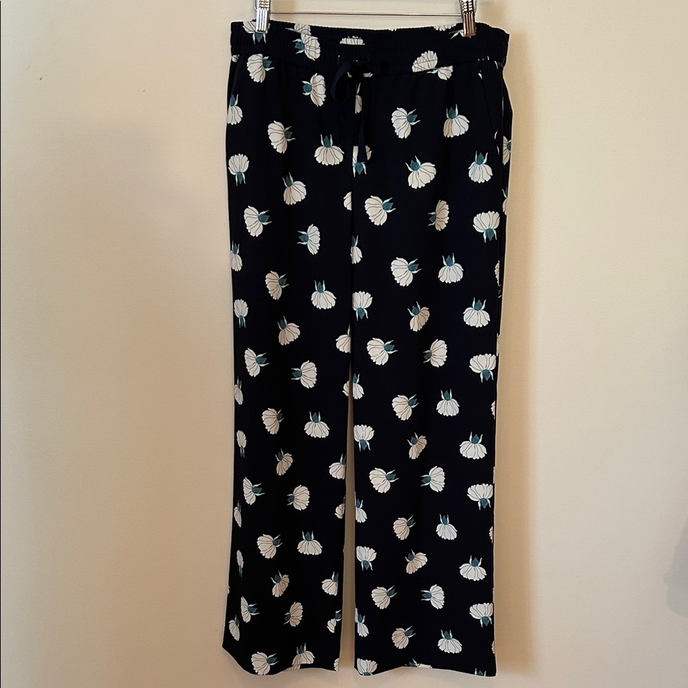 LOFT Navy Floral Lounge Pants